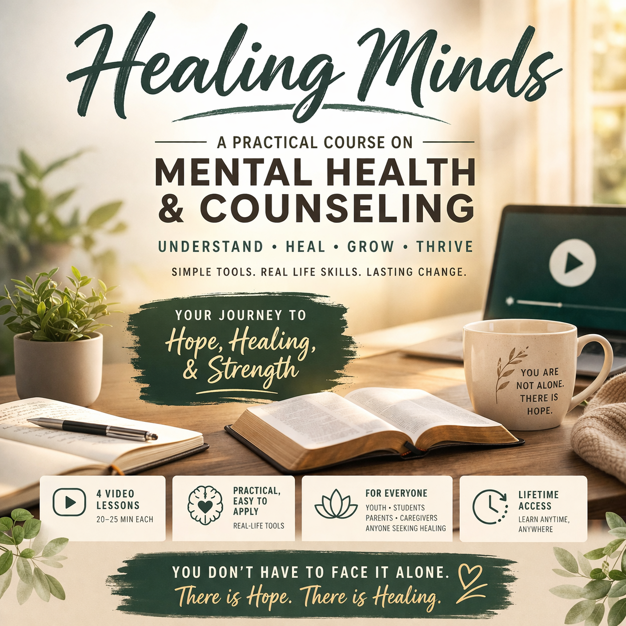 Healing Minds: A Practical Course on Mental Health & Counseling